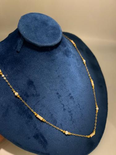 قلاده موديل هندي ذهب عيار21 فاخره و مميزه بوابة.5