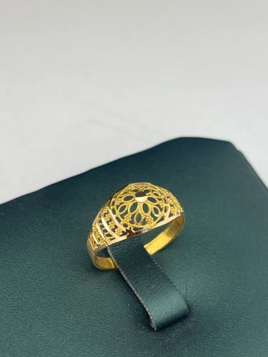 خاتم فاخر و انيق ذهب عيار٢١ مقاس16