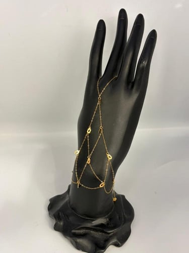 كف ناعم ذهب عيار21 مميز و انيق وزن0.85 بوابة.5