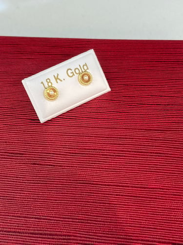 حلق طبي اسباني مميز و انيق عيار18