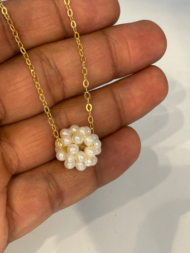 شوكر لؤلؤ زراعي مميز و انيق عيار21