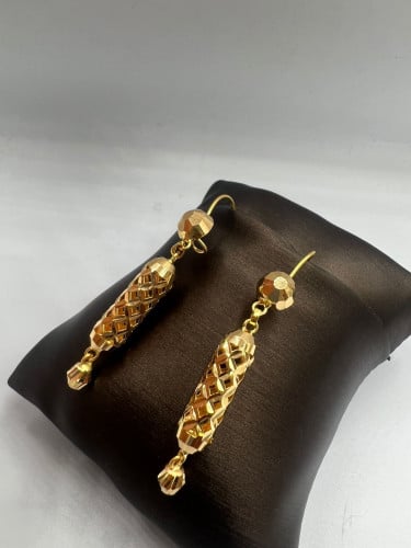 حلق سهرات بحريني مميز و انيق عيار21 الوزن 3.68