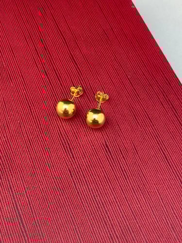 حلق الكور لبس يومي مميز و انيق ذهب عيار21