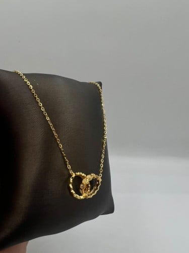 عقد Love شوميه فاخر و انيق ذهب عيار21