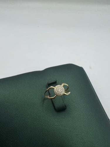 خاتم ناعم و انيق ذهب عيار١٨ مقاس 13