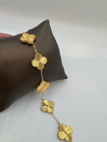 سوارة الوردة فاخره و مميزه ذهب عيار٢١