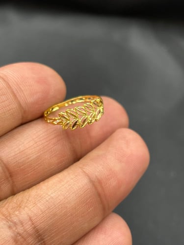 خاتم غصن الزيتون عيار21