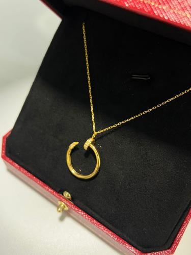 عقد المسمار فاخر و انيق ذهب عيار21 بوابة.5