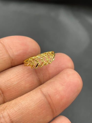 خاتم غصن الزيتون عيار21