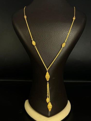 سبحة الدمعه ذهب عيار21 فاخره و مميزه وزن 5.30 بواب...