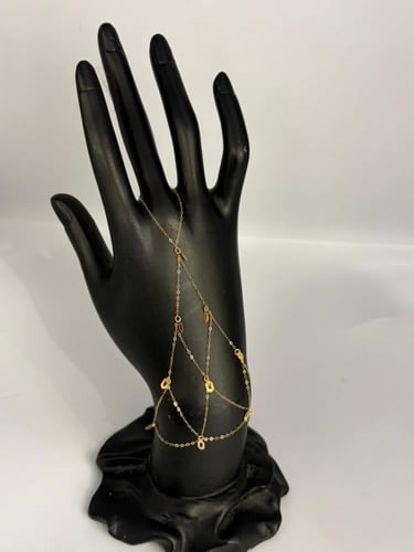 كف ناعم ذهب عيار21 مميز و انيق وزن0.85 بوابة.5