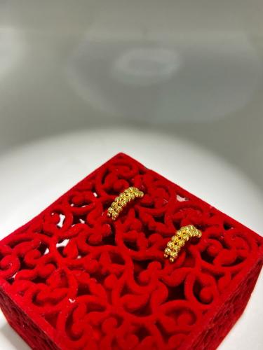 حلق الدوريكا فاخر و مميز للمناسبات ذهب عيار21 زنه...