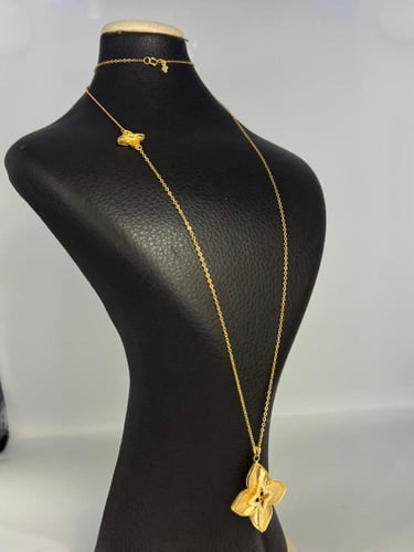 سبحة كوين ذهب عيار21 فاخره و مميزه بوابة.5