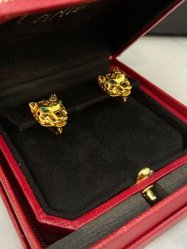 حلق التايقر ذهب عيار21 مميز و انيق وزن 5.10 بوابة....