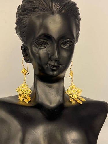 حلق مجلس الامه ذهب عيار21 فاخر و مميز للمناسبات بو...