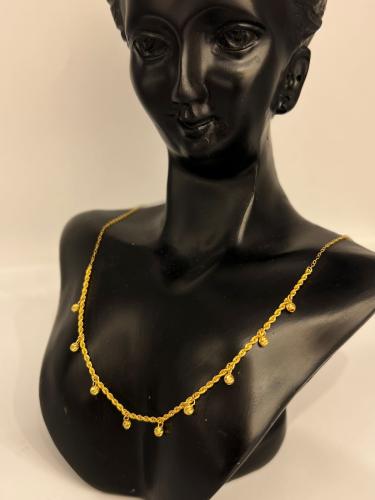 شوكر الكور ذهب عيار21 فاخره و مميزه بوابة.5