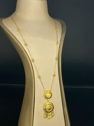 سبحة الجنيهات ذهب عيار21 فاخره و مميزه وزن 7.46 بو...