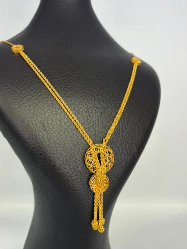 سبحة المبروم ذهب عيار21 فاخر و مميز وزن 7.35 بوابة...