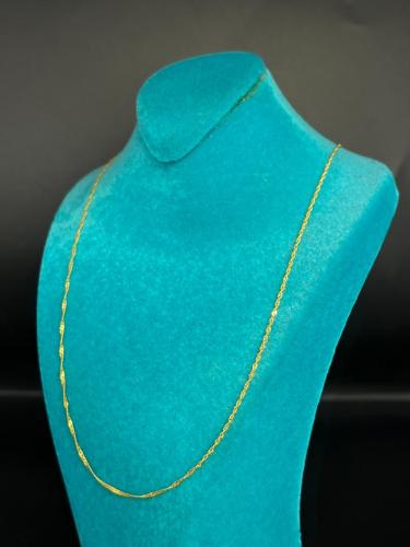 سلسال ذهب عيار21 فاخر و مميز للهدايا طول 60s بوابة...