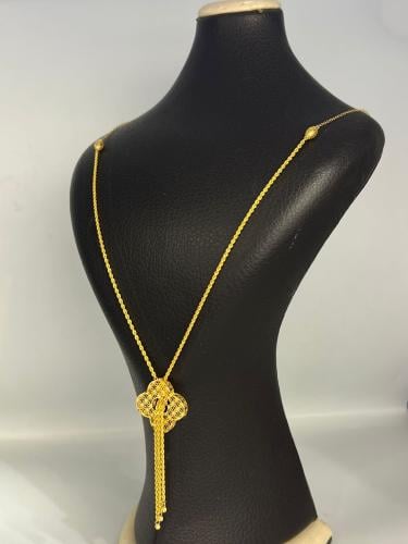 سبحة الورد ذهب عيار21 فاخره و انيقه وزن 5.49 بوابة...