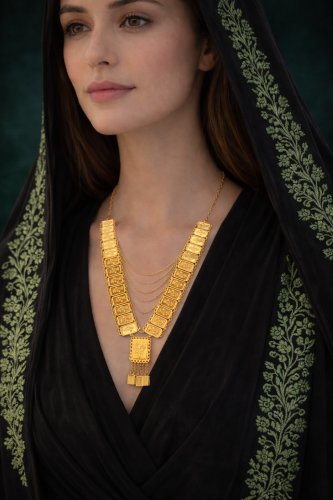 شلال موديل سبيكة الوردة – ذهب عيار21 وزن 7.56 جرام