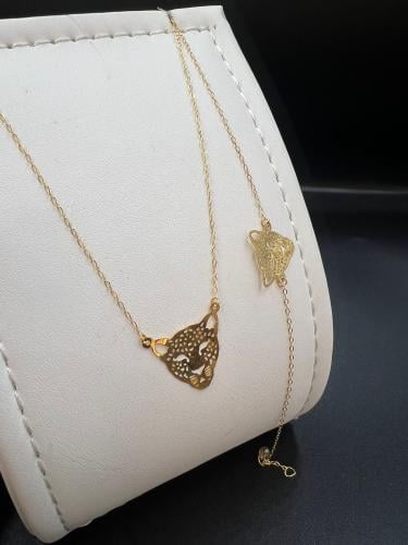 شوكر و سواره تايقر ذهب عيار٢١ فاخر و انيق بوابة.5....