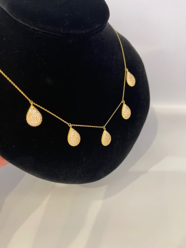 شوكر الدمعة مميز و انيق عيار21 الوزن 8.75