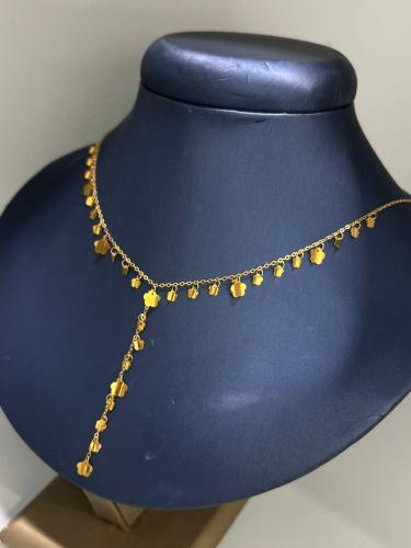 شوكر الكرفته ذهب عيار21 فاخر و مميز بوابة.5