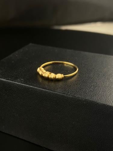 خاتم الكور موديل الدوريكا ذهب عيار21 مقاس10 بوابة....