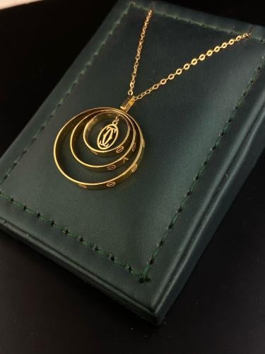 قلادة Love ذهب عيار21 فاخره و مميزه وزن 6.21 بوابة...