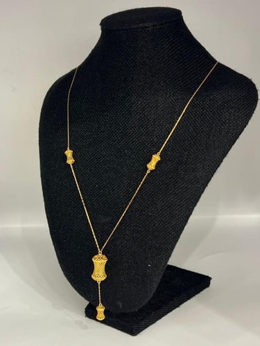 سبحة ذهب عيار21 فاخره و مميزه وزن8.35 جرام