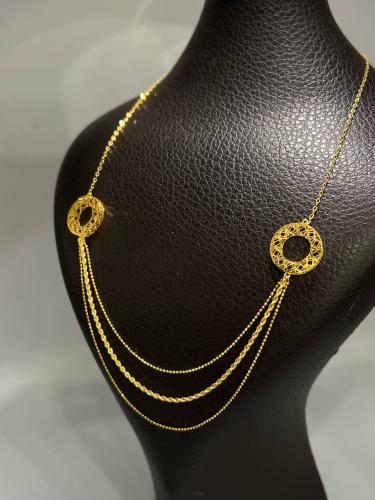 شلال ذهب عيار21 فاخر و انيق للهدايا بوابة.5