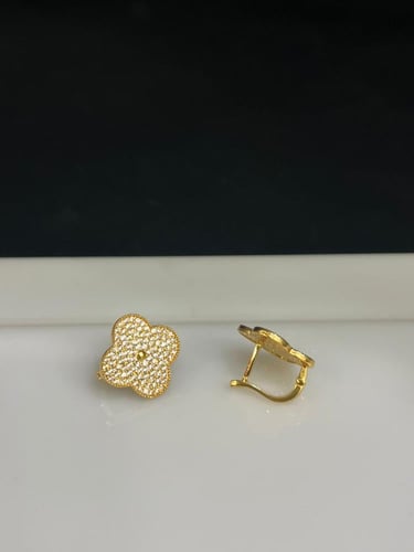 حلق ذهب عيار21 فاخر و مميز لبس يومي وزن 4.84 بوابة...