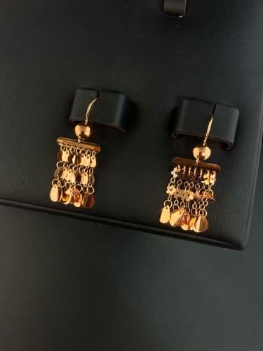 حلق رمش العروس فاخر و مميز وزن 2.35 بوابة.4.5