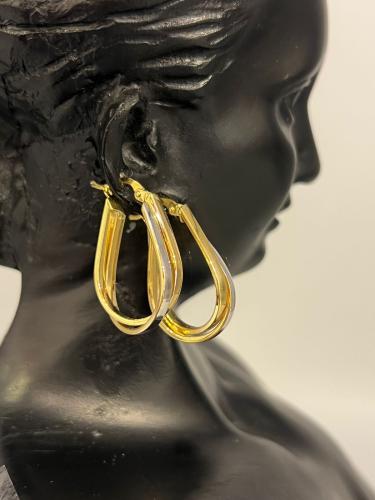 حلق ذهب عيار18 فاخر و انيق للهدايا بوابة.5