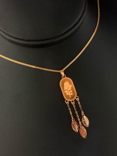 قلاده ذهب عيار21 فاخره و انيقه بوابة.4