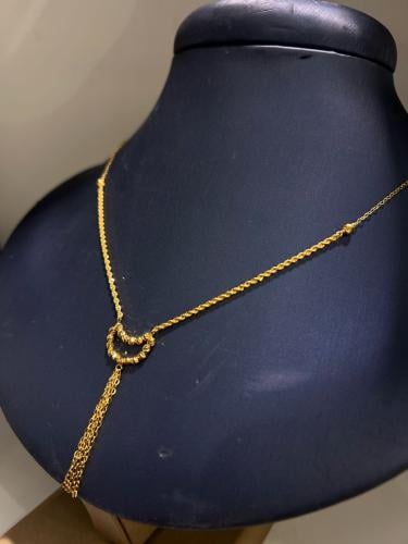 قلادة الدوريكا ذهب عيار21 فاخره و انيقه بوابة.5