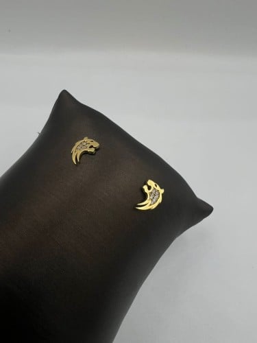 حلق تايقر لبس يومي ذهب عيار18