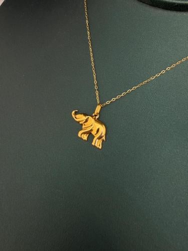 قلادة فيل ذهب عيار21 فاخره و مميزه للهدايا وزن 1.8...