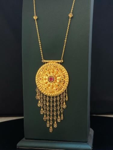 سبحه ذهب عيار21 فاخره و مميزه وزن 29.98 بوابة.4