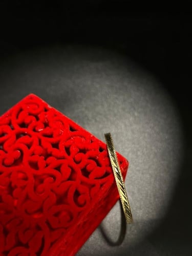 غوايش ذهب عيار21 قاخره و ممزه مقاس15 السعر للحبه ب...