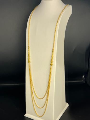 سبحة الشلال ذهب عيار21 فاخره و مميزه وزن 8.14 بواب...