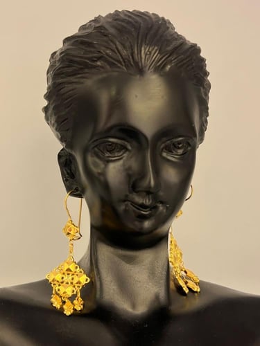 حلق مجلس الامه ذهب عيار21 فاخر و مميز للمناسبات بو...