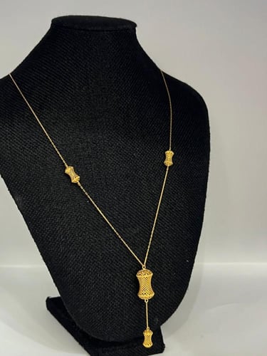 سبحة ذهب عيار21 فاخره و مميزه وزن8.35 جرام