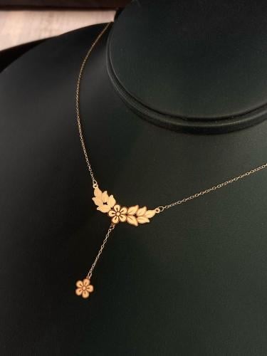 شوكر غصن الزيتون ذهب عيار18 فاخره و انيقه بوابة.4