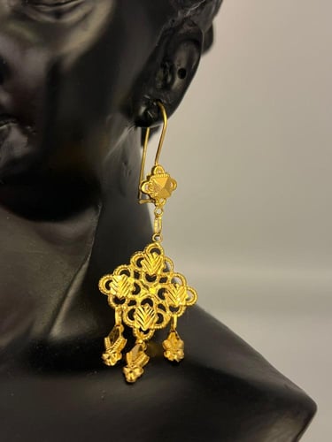 حلق مجلس الامه ذهب عيار21 فاخر و مميز للمناسبات بو...