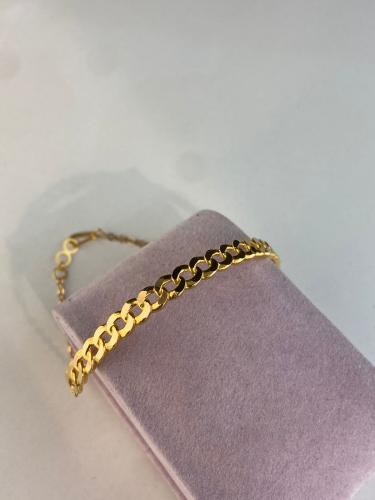 سوارة الجنزير فاخره و مميزه ذهب عيار21 الوزن5.72 ب...