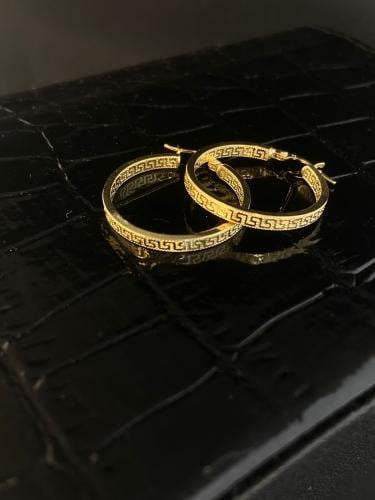 حلق ذهب عيار18 فاخر و انيق للهدايا بوابة.4