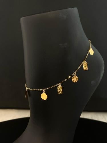 خلخال ذهب عيار21 فاخر و انيق للهدايا بوابة.4