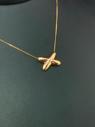 قلادة ذهب عيار21 فاخره و مميزه وزن 2.44 بوابة.4